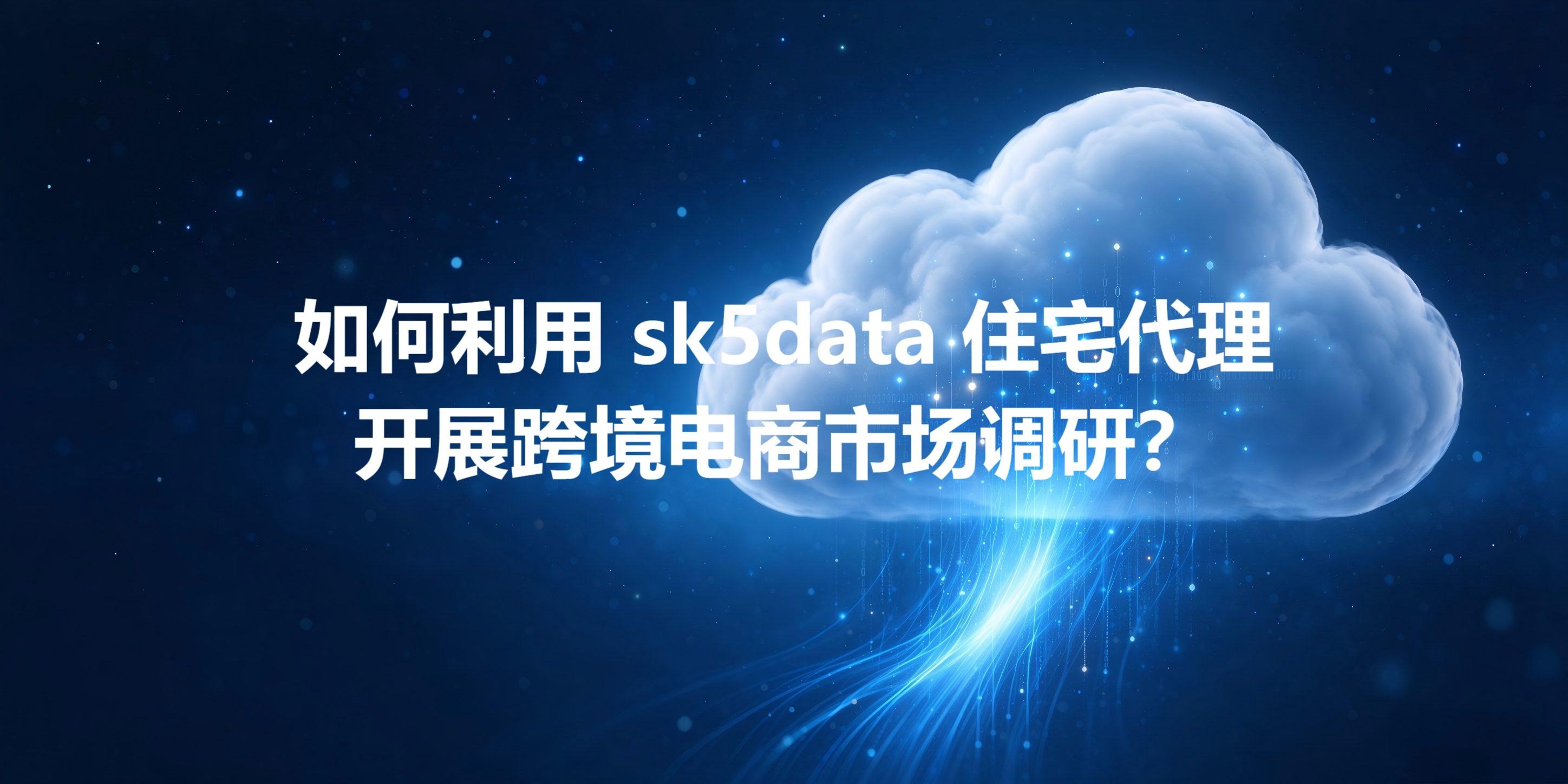 如何利用 sk5data 住宅代理开展跨境电商市场调研?