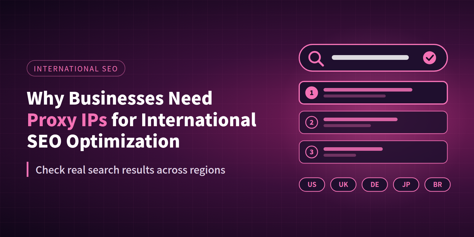 Why Businesses Need Proxy IPs for International SEO Optimization