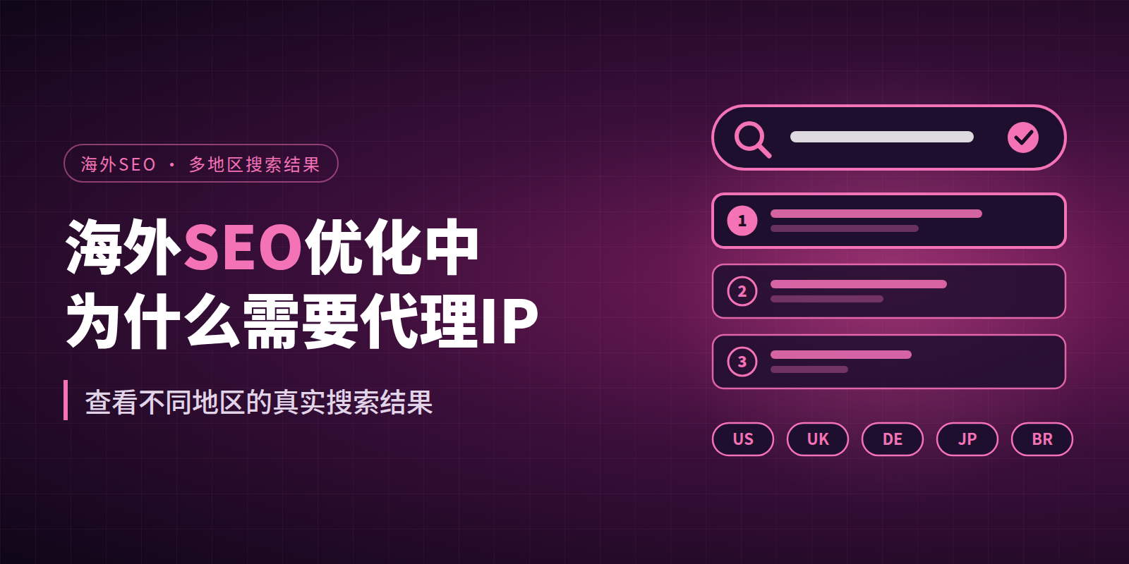海外SEO优化中为什么需要代理IP