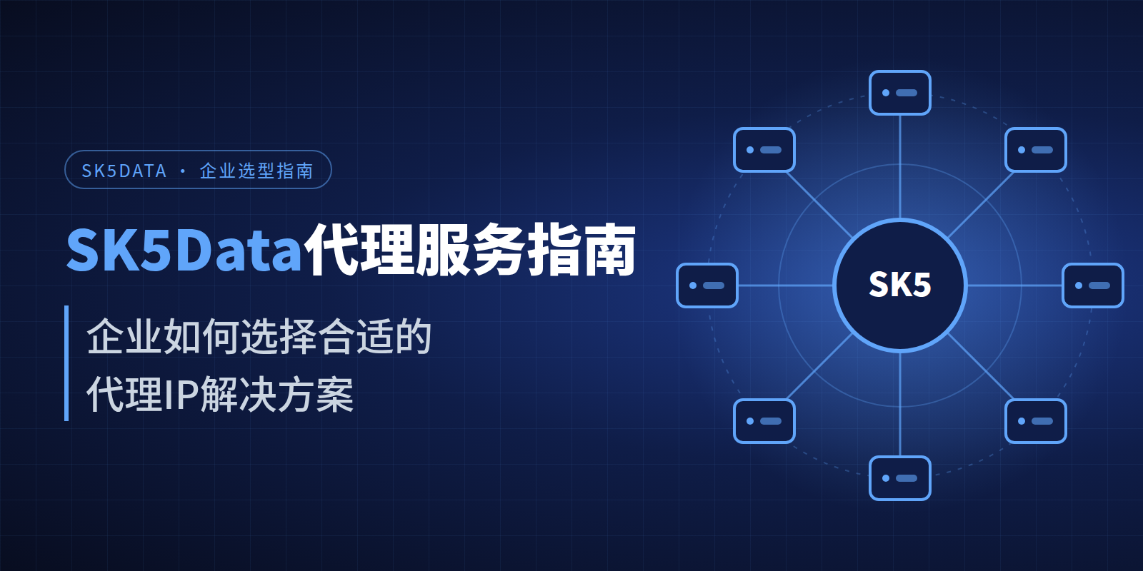 sk5data代理服务指南:企业如何选择合适的代理IP解决方案